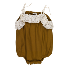 Load image into Gallery viewer, Clementina Romper Golden Brown
